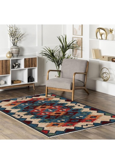 Pastelhome Anti-cilt Hassasiyetik Yıkanabilir Kaymaz Şönil Halı Kilim Kendinden Saçaklı Eskitme, Modern Desen Otur Diğer