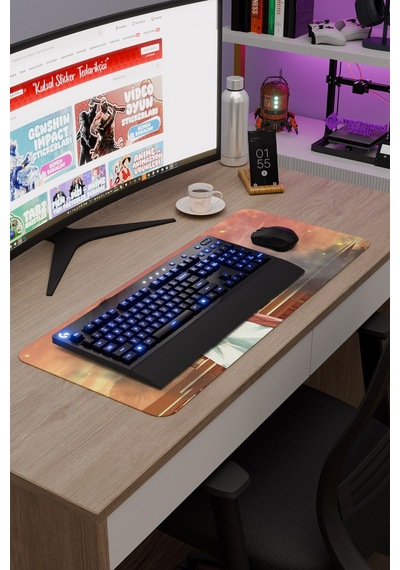 Gta 5 Kaymaz Dikişli Kauçuk Oyuncu Mousepad V3 - 70x30 Xl Gaming Mouse Pad Fare Altlığı
