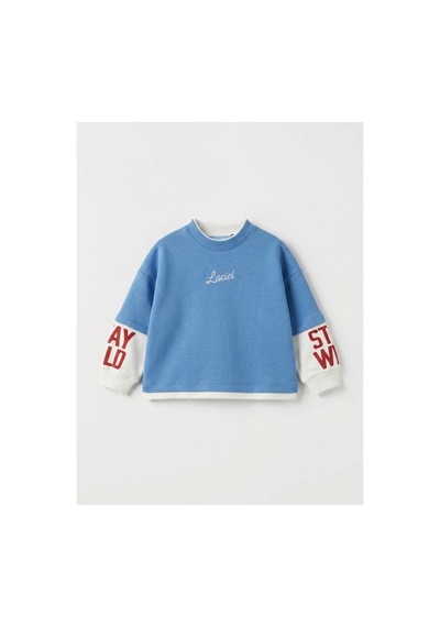 Poala Kids Roar Çift Kol Sweatshirt Çok Renkli