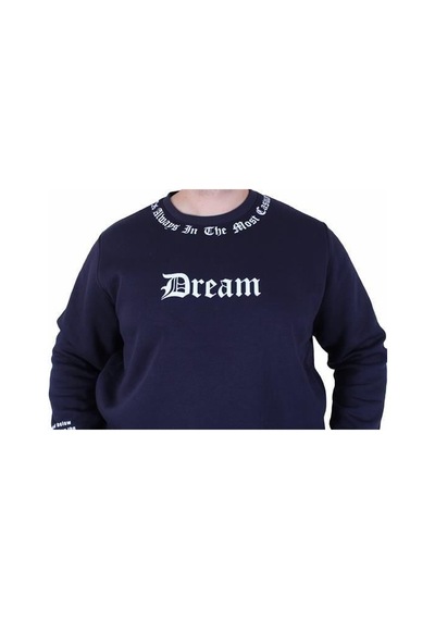 Starbattal Büyük Beden Bisiklet Yaka 3ip Sweat Dream 25715 Lacıvert Lacivert