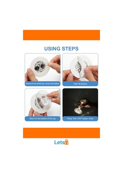 6 Cm Yapışkanlı Led Işık Nargile Altı Işıklandırma