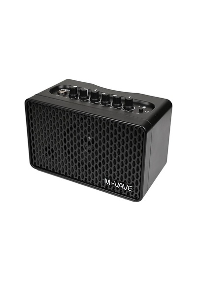 M-vave Sp100 Taşınabilir Bluetooth Lu 10w Elektro Gitar Amfisi Siyah