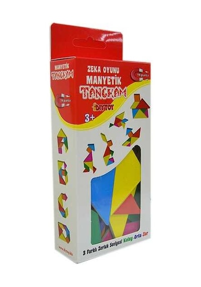 Dıy Toy Eğitici Zeka Oyunu Manyetik Tangram Oyunu