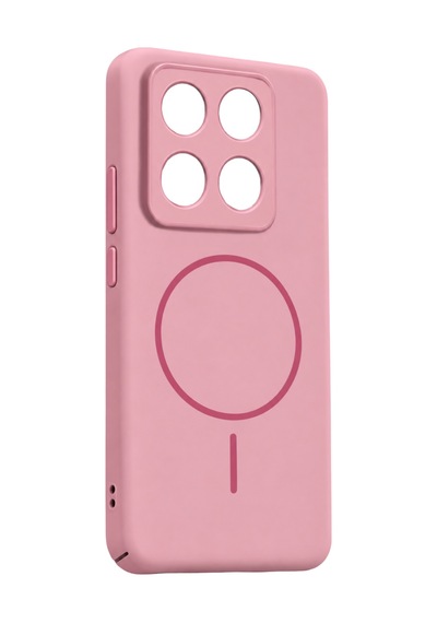 Xiaomi Mi 14t Pro Mika Pc Magsafe Kapak - Pembe Çok Renkli