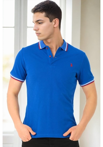 T9594 Dewberry Erkek T-shırt-saks Saks
