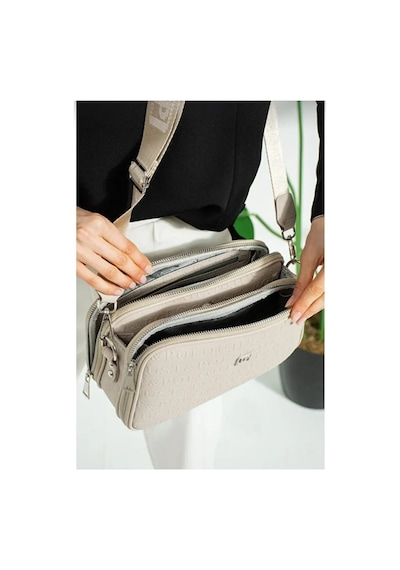 Just Polo Kadın 3d Baskılı Ayarlanabilir Askılı Şık Omuz Çantası Ebat: 16 X 26 Cm Taş 06425228