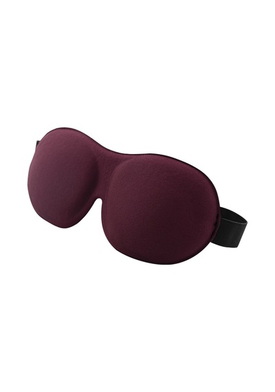 Viscofoam Uyku Gözlüğü Uyku Bandı 3d Uyku Gözlüğü Bordo