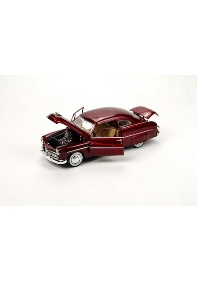 Motormax 1949 Mercury Coupe 1/24 Siyah Model Araba Bordo