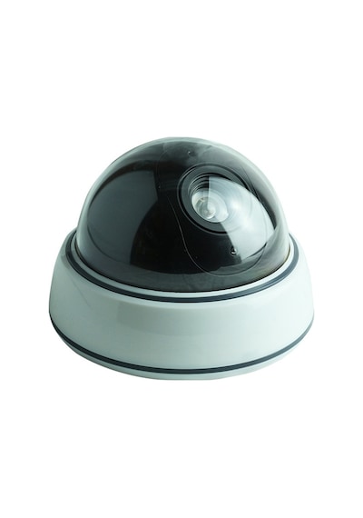 Powermaster Pm-2001 Kırmızı Ledli Maket Dome Kamera Beyaz
