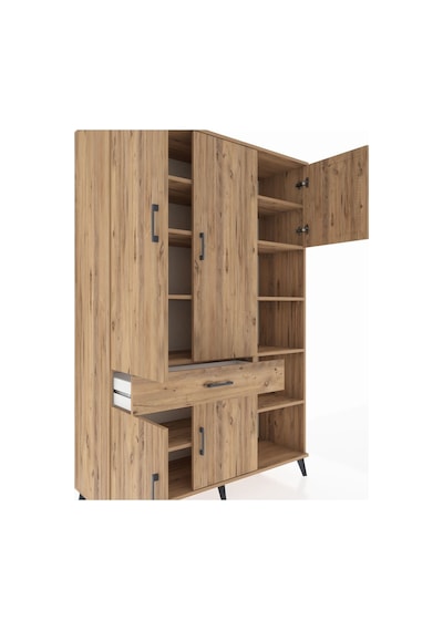 Hyperion Dolap 10 Raflı Tek Çekmeceli 5 Kapaklı 132x44x195 Çam-çam/çam Atlas Çam/atlas Çam Hyperion Dolap 10 Raflı Tek Çekmeceli 5 Kapaklı 132x44x195 Çam-çam/çam Atlas Çam/atlas Çam
