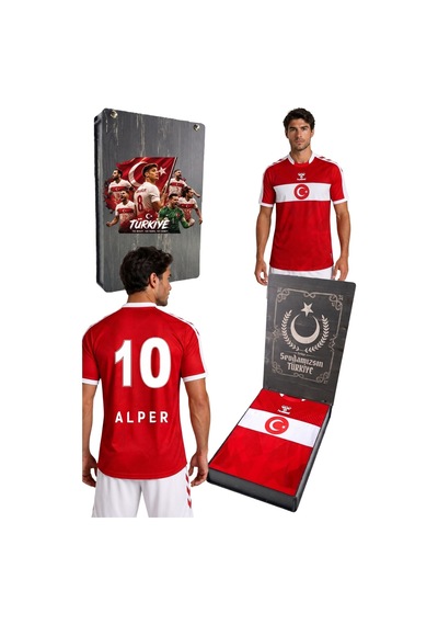 Hummel Kırmızı Türkiye Kişiye Özel Forması Kırmızı - Sarı