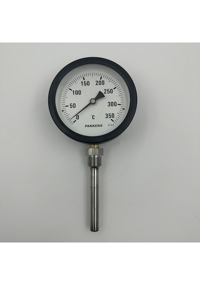 Ø 100 - 0 - 350 C 1/2 10 Cm Alttan Çıkışlı Termometre