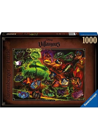 168903 1000 Parçalı Puzzle Villains: Horned, Renkli