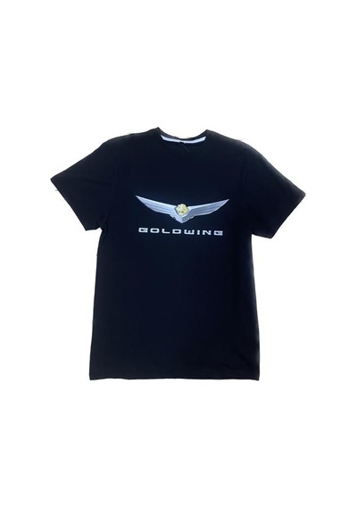 HONDA GOLD WING LOGOLU SİYAH T-SHIRT