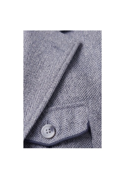 Deepsea Erkek Mavi Safari Ceketli Slim Fit 2'li Takım Elbise Pileli Duble Paça Pantolon 2600723 Deepsea Erkek Mavi Safari Ceketli Slim Fit 2'li Takım Elbise Pileli Duble Paça Pantolon 2600723