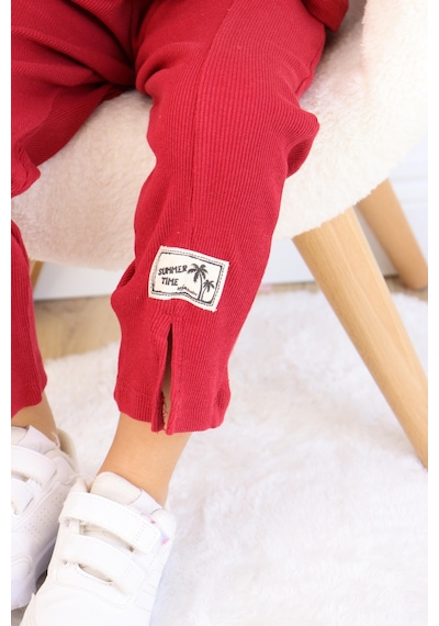 Miababy Paça Yırtıklı Takım Bordo