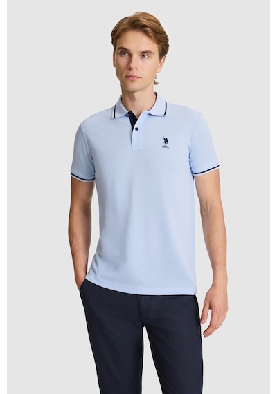 U.S. Polo Assn. U.s. Polo Assn. Erkek Açık Mavi Tişört Basic 50326975-vr003 Acık Mavı