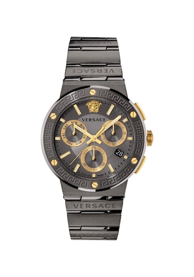 Versace VRSCVEZ900521 43 mm Füme Erkek Kol Saati