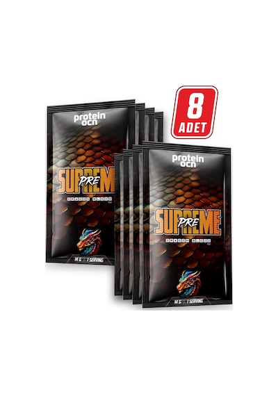 Preworkout Supreme - Pratik Kutu - 8 Tek Kullanımlık Saşe