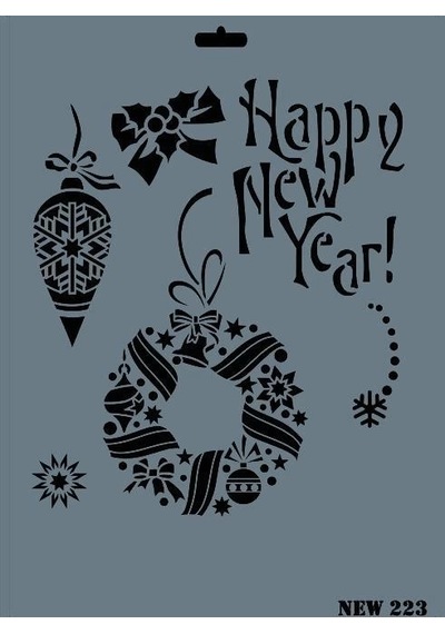 Mey İthalat Rich New Seri N-223 Stencil 35x25 Cm