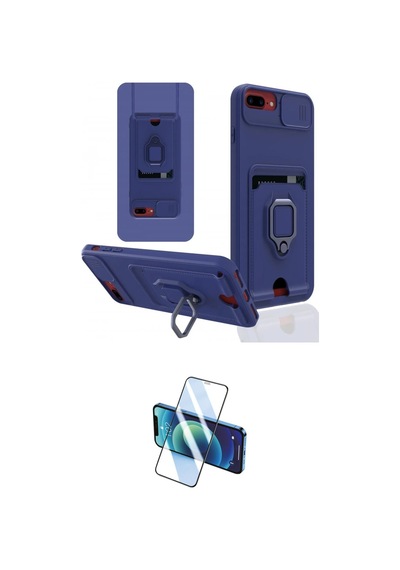 Cep 20-26 Apple Uyumlu İphone 7 Plus Kılıf Vadi Form Prime İkili Koruma Seti Najmaddin Pembe