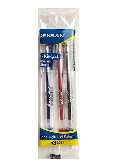 Pensan My-king İnce Uçlu Gel Kalem 3'lü
