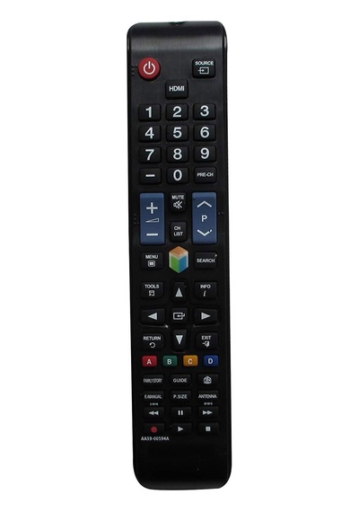 Aa59-00594a İngilizce Uzaktan Kumanda, Samsung Uyumlu Uzaktan Kumanda Dış Ticaret Uzaktan Kumanda Siyah İçin Uygundur.