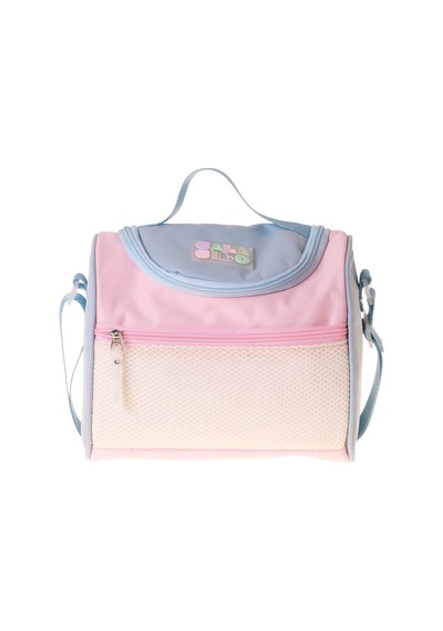 Calacilo Kız Çocuk Cloudy Pembe Mavi Renkli Isı Yalıtımlı Okul Beslenme Çantası Pembe - Mavi - C4087