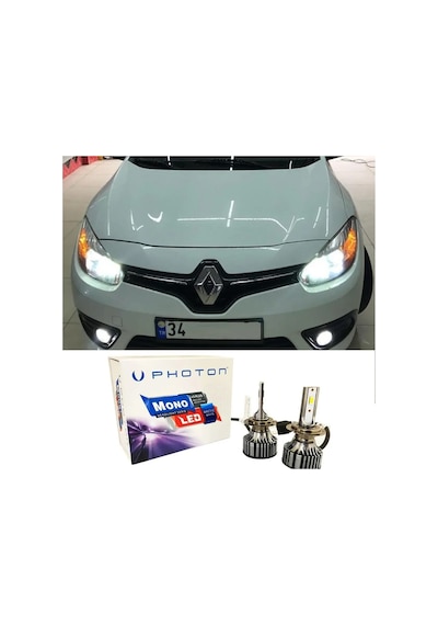 Renault Fluence Sis Uzun Far Ampulü H16 Mono Yeni Seri Beyaz