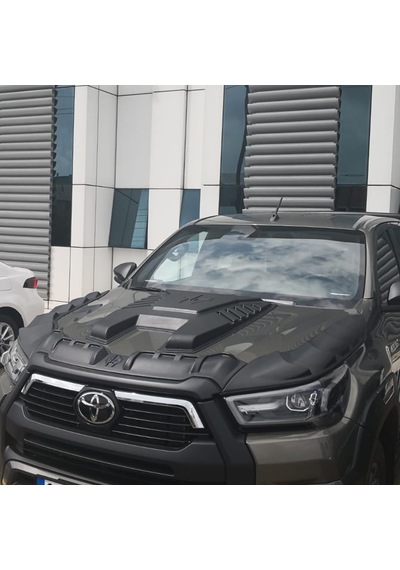 Cappafe SCappafe Toyota Uyumlu Hılux 2021- Ön Kaput Scoop Havalandırma Koruma