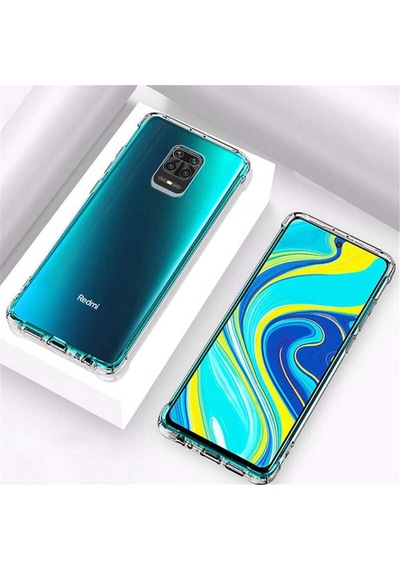 Xiaomi Redmi Note 9S Köşeleri Airbagli Antişok Şeffaf Kılıf