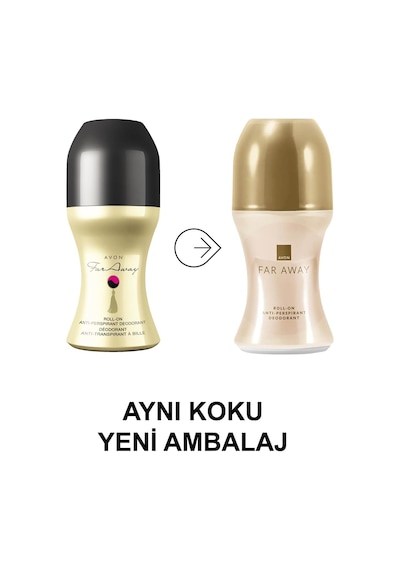 Avon Far Away Kadın Rollon 50 Ml. İkili Set