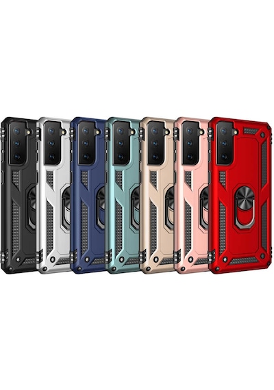 Galaxy S21 Fe Kılıf Zore Vega Kapak Gri