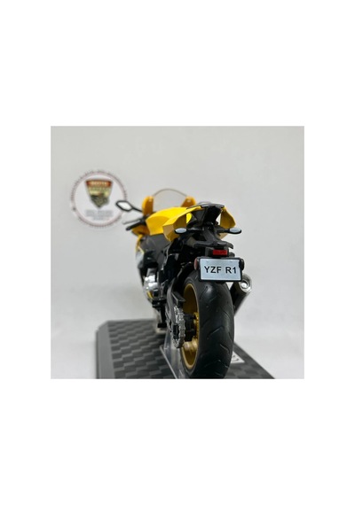 Yamaha Yzf-r1 1:12 Stantsız Diecast Model Sarı - Lisanslı Motosiklet