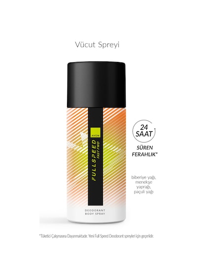 Full Speed Fast Fwd Stop Ve Focus Erkek Deodorant Paketi