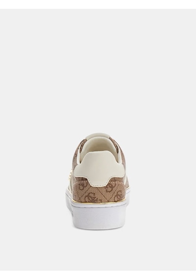 Guess Britz 4g Logolu Kadın Sneaker Ayakkabı Flfbtzfal12 Bej
