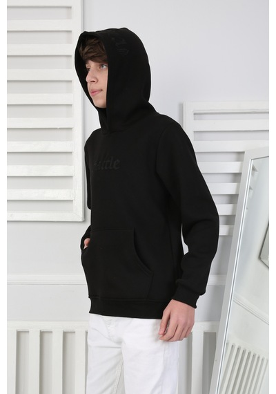 Crassi Erkek Çocuk Sweatshirt Polarlı 00106 Siyah