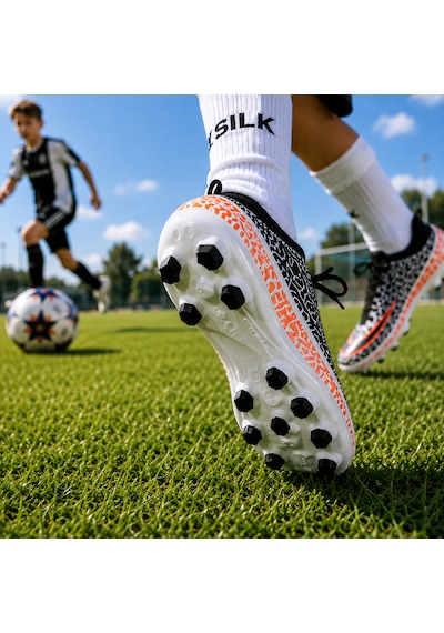 Çocuk Futbol Kramponu 31-35 Numara Turuncu