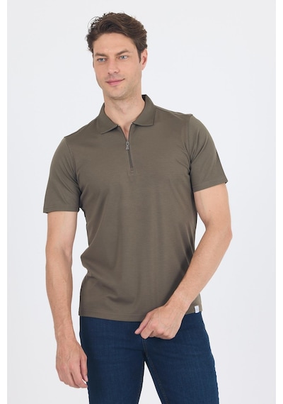 Koyu Haki Kısa Kol Düz Suprem Polo Yaka Cepsiz Esnek Casual Slim Fit Tişört 1011250161 720 Koyu Haki Koyu Haki Kısa Kol Düz Suprem Polo Yaka Cepsiz Esnek Casual Slim Fit Tişört 1011250161 720 Koyu Haki