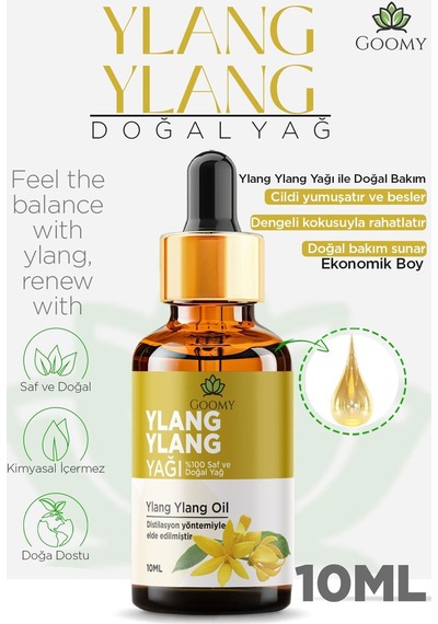 Goomy Ylang Ylang Uçucu Yağ Ylang Ylang Oil 10ml 10 ML