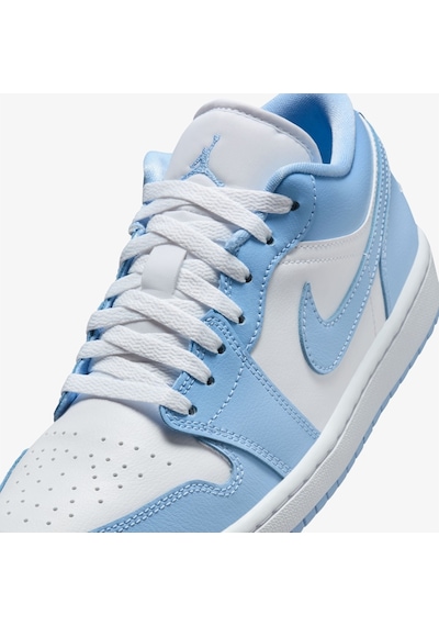 Nike Air Jordan 1 Low Whıte Aluminum-sportxoutlet Beyaz - Mavi