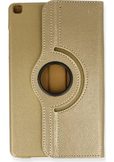 Newface Samsung Galaxy T290 Tab A 8 Kılıf 360 Tablet Deri Kılıf - Gold