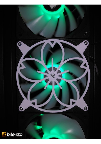 Flora Core 120x120 Mm Oyun Pc Aksesuarı, Masaüstü Bilgisayar Fan Kapağıürün Beyaz