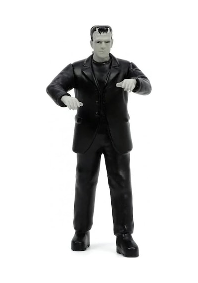 Jada 253255032 Frankenstein ve 1957 Chevy Suburban Aracı 1:24 Ölçek Serbest Tekerlekli Açılabilir Parçalar Die-Cast ( Metal )