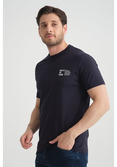 Shooter Sportwear Shooter Erkek Pamuklu T-shirt Premium Kalite Minimal Tasarım Regular Kalıp Lacivert Shooter Sportwear Shooter Erkek Pamuklu T-shirt Premium Kalite Minimal Tasarım Regular Kalıp Lacivert