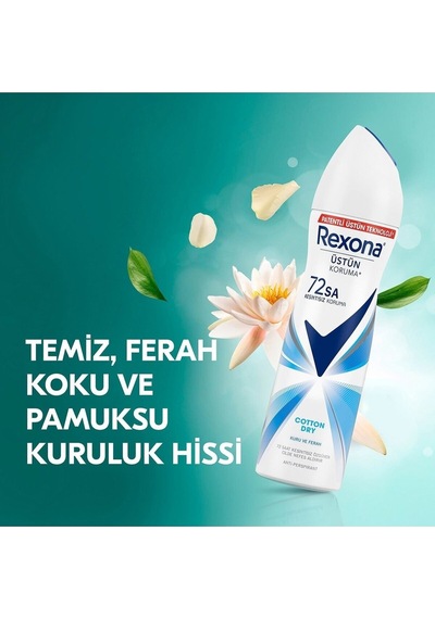 Deodorant Cotton Dry 150 Ml - 2'li Avantaj Paketi