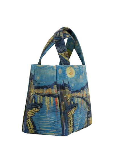 Dogo Kadın Vegan Çok Renkli Medium Tote Bag - Sea Sparkles Tasarım Çok Renkli