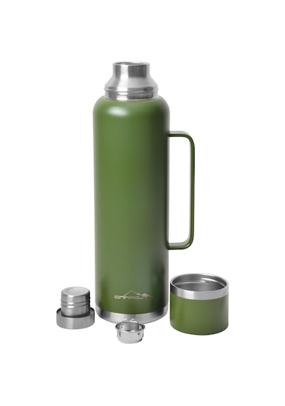 Campout Çift Katmanlı Termos 1500 ML Yeşil