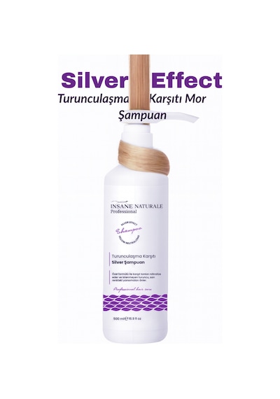 Turunculaşma Karşıtı Mor Şampuan Silver Şampuan 500 Ml