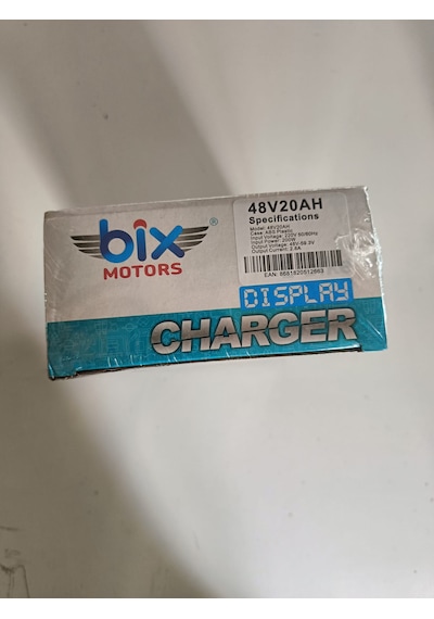 Bix E-bike Akıllı Şarj Aleti 48-60-72v 20ah Otomatik Akım Durdurma Özellikli Dijital Şarj Oranı Göstergeli 48v20 Ah 4 Akü Için